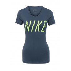 Футболка спортивная W NP CL TOP SS GRX Nike Футболка спортивная W NP CL TOP SS GRX Nike