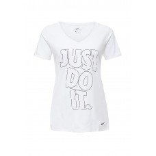 Футболка спортивная W NK DRY TEE LEG VNECK JDI Nike Футболка спортивная W NK DRY TEE LEG VNECK JDI Nike