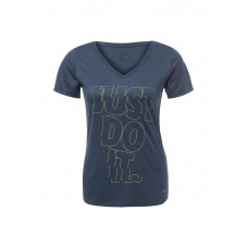 Футболка спортивная W NK DRY TEE LEG VNECK JDI Nike Футболка спортивная W NK DRY TEE LEG VNECK JDI Nike
