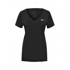 Футболка спортивная W NK DRY TEE VNECK LGD Nike Футболка спортивная W NK DRY TEE VNECK LGD Nike